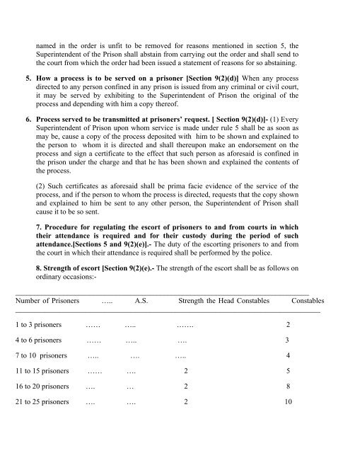 Punjab Prisoners (Attendance In Courts) Rules, 1969 ... - Chandigarh