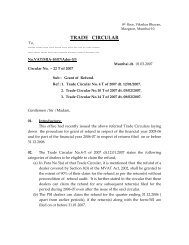 TRADE CIRCULAR - Department Of Sales Tax