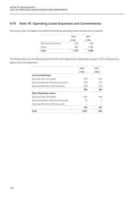 FINANCIAL REPORT AND ACCOUNTS 2011 - States Assembly