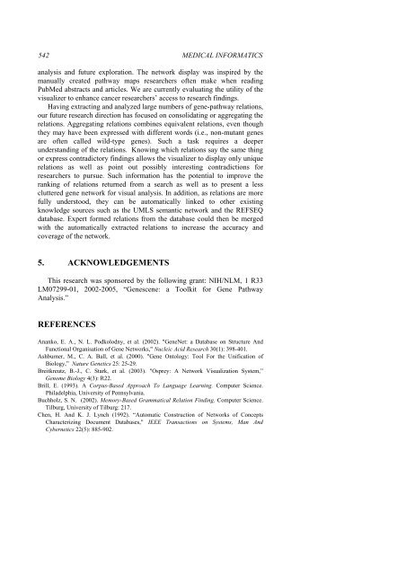 gene pathway text mining and visualization - Artificial Intelligence ...