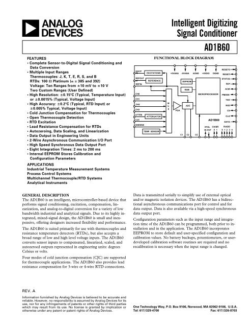 AD1B60 Intelligent Digitizing Signal Conditioner - ZMiTAC