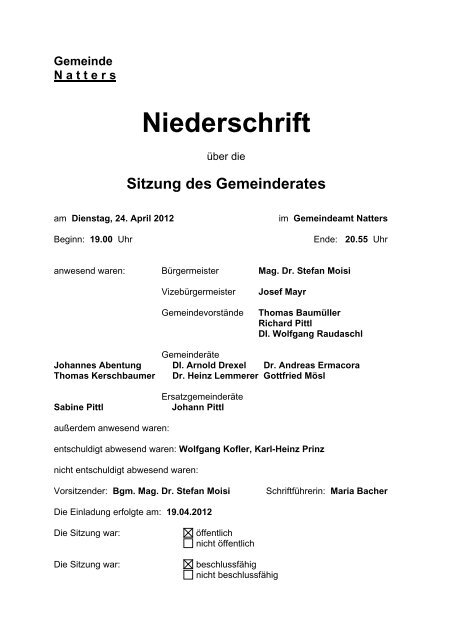 Protokoll vom 24.4.2012 (386 KB) - .PDF - Natters