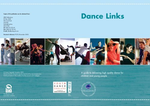 DCMS Dance Links Brochure - Cornwall Healthy Schools