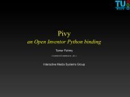 Pivy (Open Inventor Python binding)