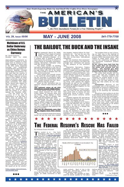 MAY_JUNE 2008.pdf - Americans Sovereign Bulletin