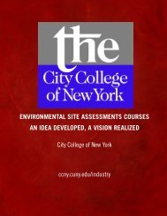 Environmental Site Assessments Courses - The City College of New ...