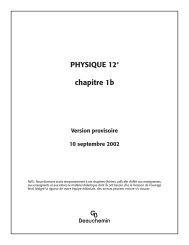 PHYSIQUE 12e chapitre 1b