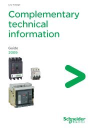 Complementary technical information - Schneider Electric