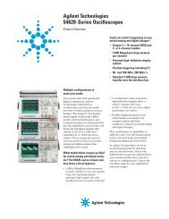 Agilent Technologies 54620-Series Oscilloscopes - MetricTest