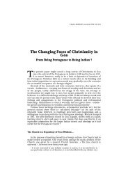 The Changing Faces of Christianity in Goa - Lusotopie