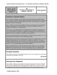 Edexcel Ã¢Â€Â“ Unit 1 - Access to History 2