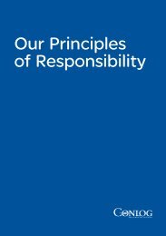Our Principles of Responsibility - Conlog