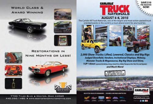 JULY 9-11, 2010 - Carlisle Events