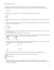 Chem 124/224 – exam 2 1