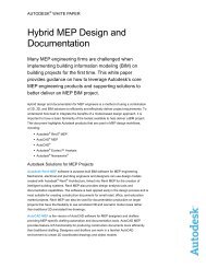 Hybrid MEP Design and Documentation F - Autodesk