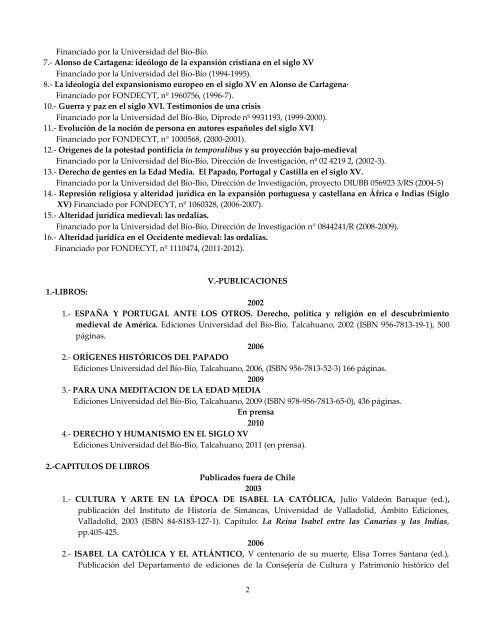 Descargar Curriculum Vitae - Universidad del Bío-Bío