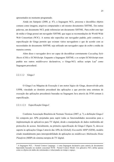 aplicativo para tv digital interativa de acesso ao twitter