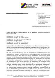 Offener Brief BL/DL 26.9.2010 - Stadtpolitik Heidelberg