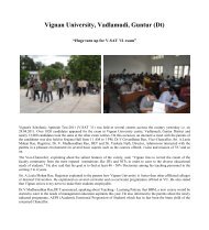 Vignan University, Vadlamudi, Guntur (Dt)