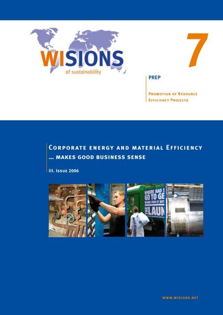 Corporate energy and material Efficiency - WISIONS of sustainability