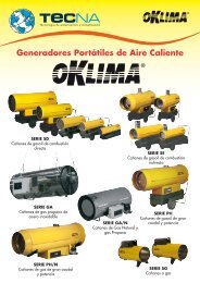 Cañones a gas OKCLIMA - Tecna