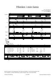 Himlen i min famn - Gehrmans MusikfÃ¶rlag