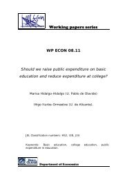 Working papers series - Universidad Pablo de Olavide