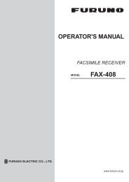 FAX408 Operator's Manual B 6-15-09 - Furuno USA