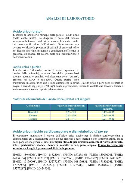 Dieta per lacido urico