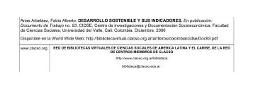 Desarrollo Sostenible y sus Indicadores.pdf