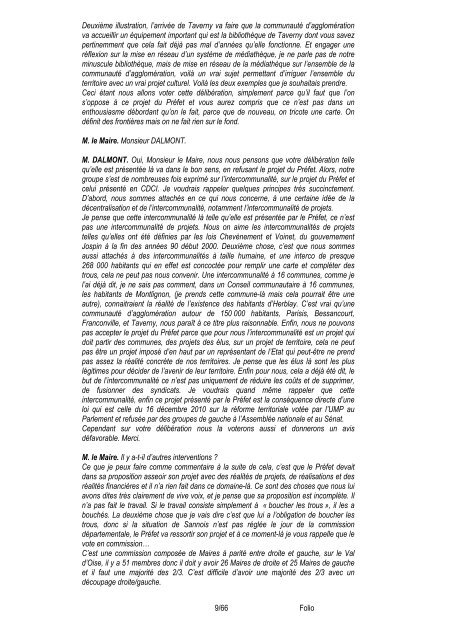 ProcÃ¨s-verbal de la sÃ©ance du 30 juin 2011 - Herblay