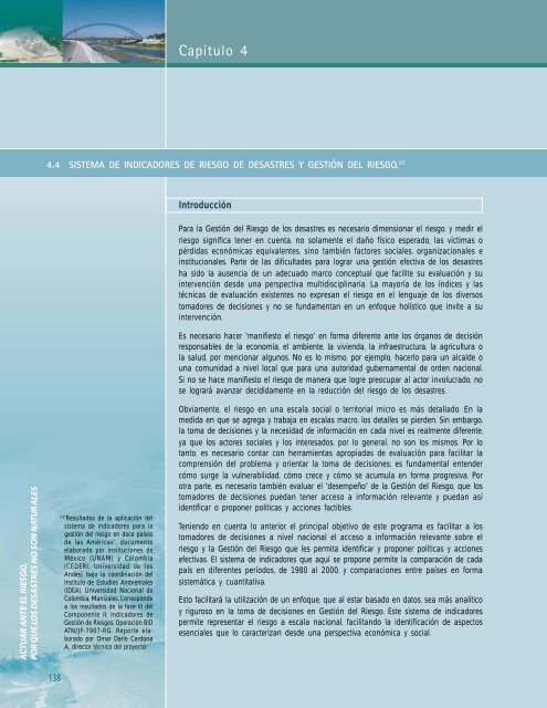 Taller Internacional - 5 junio.p65 - Riesgo y Cambio Climático