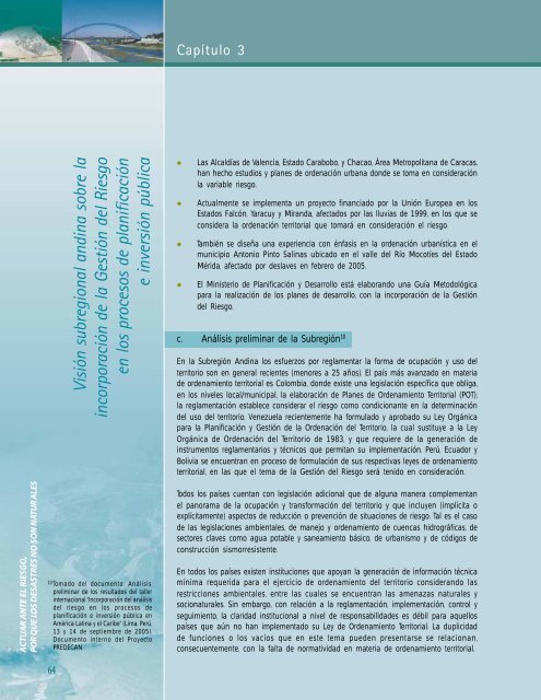 Taller Internacional - 5 junio.p65 - Riesgo y Cambio Climático