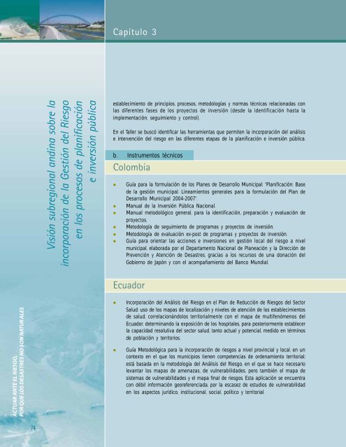 Taller Internacional - 5 junio.p65 - Riesgo y Cambio Climático