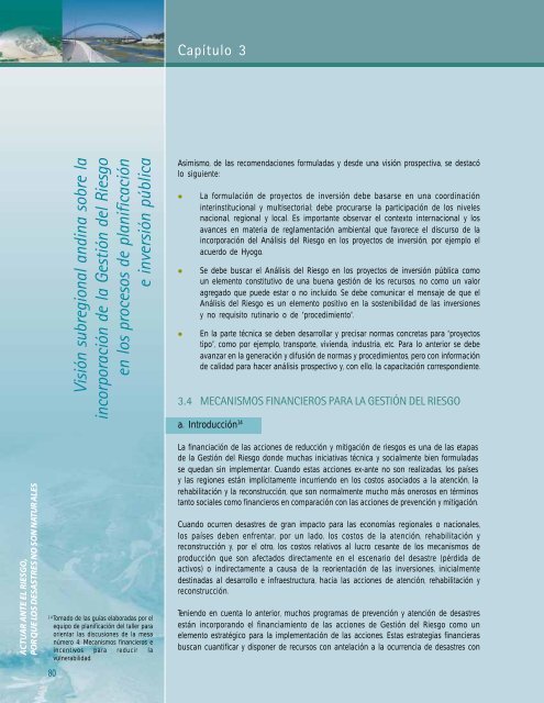 Taller Internacional - 5 junio.p65 - Riesgo y Cambio Climático