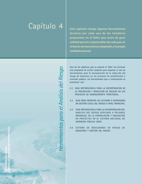 Taller Internacional - 5 junio.p65 - Riesgo y Cambio Climático