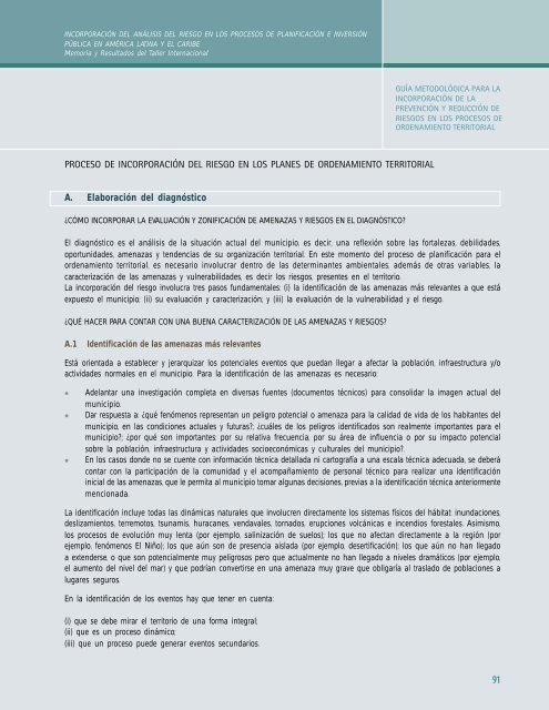 Taller Internacional - 5 junio.p65 - Riesgo y Cambio Climático