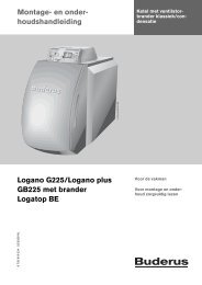 Montage- en onder- houdshandleiding Logano G225 ... - Sollux