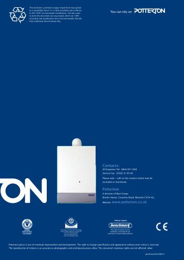 Brochure - Potterton
