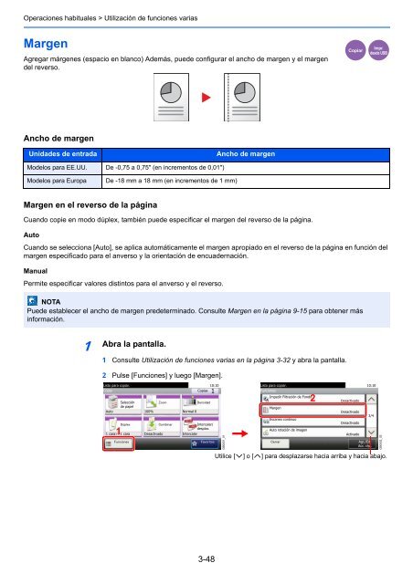 Abra la pantalla. - Utax