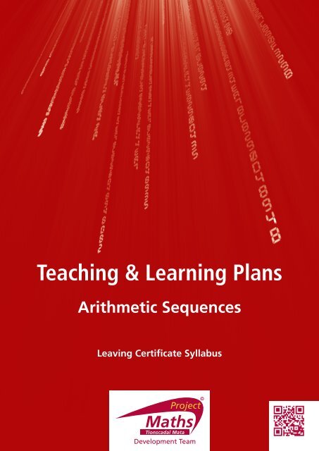 Teaching & Learning Plans - Project Maths