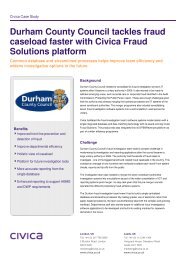 Durham County Council fraud case study - Civica