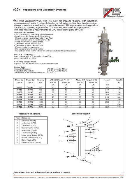 LPG Products Catalogue - Cross Technical Services