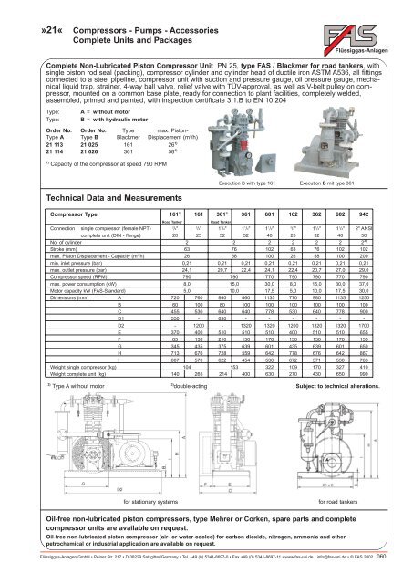 LPG Products Catalogue - Cross Technical Services