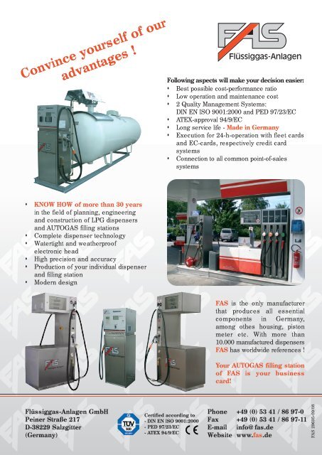 LPG Products Catalogue - Cross Technical Services