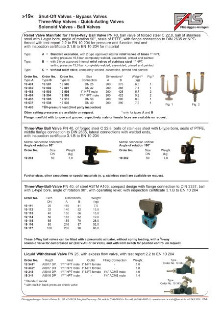 LPG Products Catalogue - Cross Technical Services