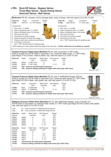 LPG Products Catalogue - Cross Technical Services