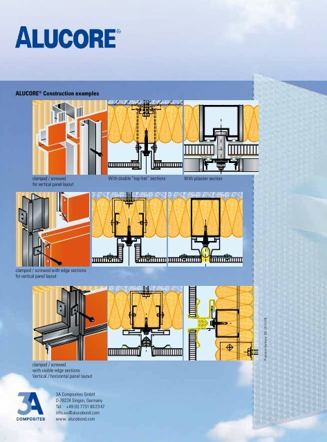 Alucore Product Information Brochure - Alucobond Architectural