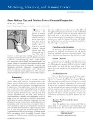 Grant Writing: Tips and Pointers From a Personal Perspective