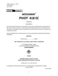 PIVOT® 418 EC - Interprovincial Cooperative Limited (IPCO)